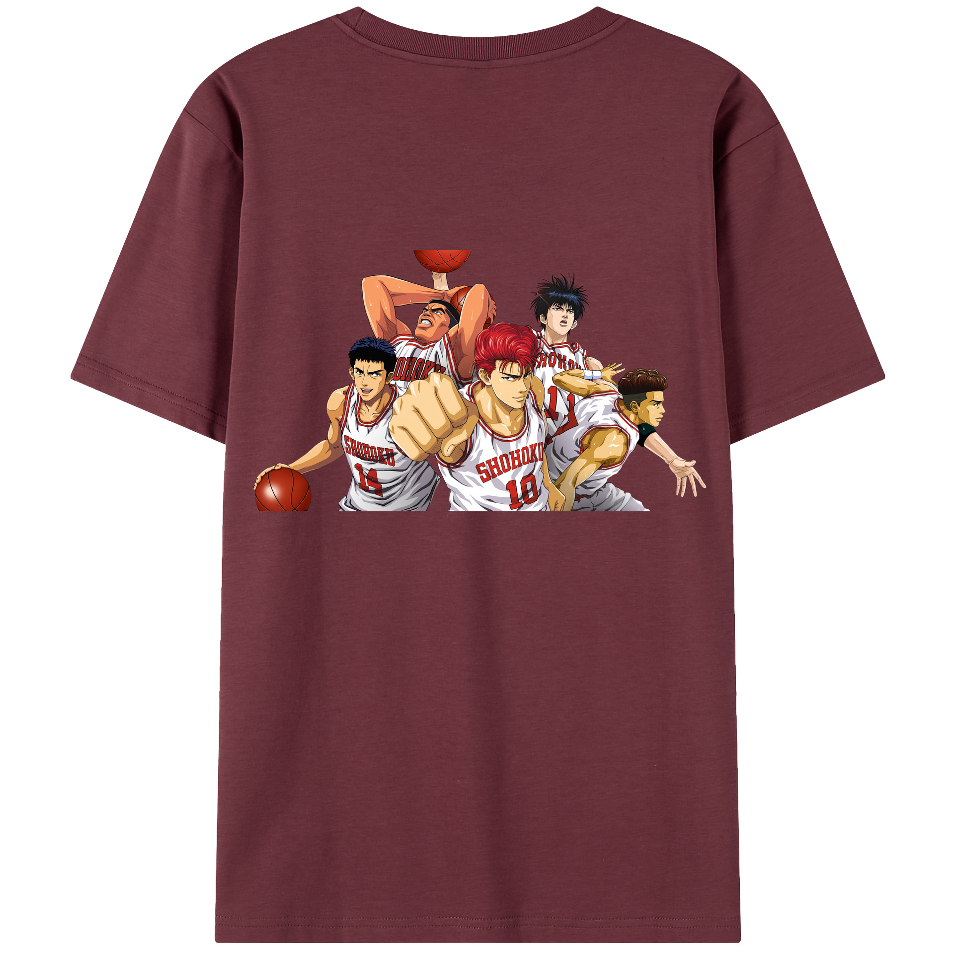 （画像用） SLAM DUNK／スラムダンク 綿100％半袖Tシャツ（背面プリント）